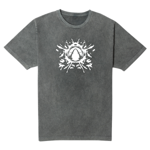 BORDERLANDS Rorschach Men's T-Shirt - Black Acid Wash