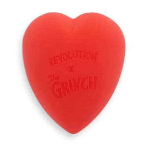 The Grinch x Makeup Revolution Whoville Heart Beauty Sponge