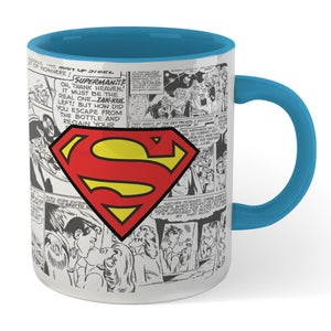 Superman Comic Mug - Blue