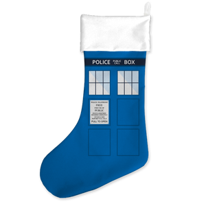 Doctor Who Tardis Christmas Stocking
