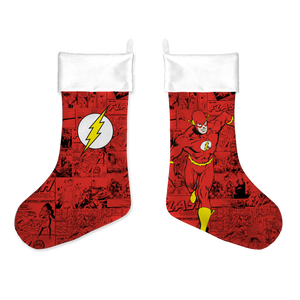 Calcetín navideño de The Flash Comic