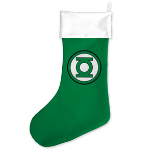 Calcetín navideño con logotipo de Green Lantern Comic