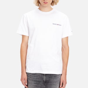 Tommy Jeans Classic Linear Logo-Printed Cotton T-Shirt