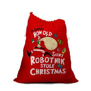 Sonic Xmas Saint Robotnik Stole Christmas Christmas Santa Sack