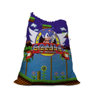 Sonic Xmas Pixel Sonic The Hedgehog Christmas Santa Sack