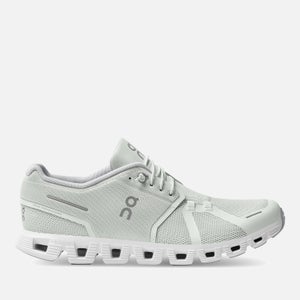 ON Men's Cloud 5 Running Trainers - Ice White
