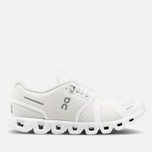 ON Women's Cloud 5 Running Trainers - Undyed White/White