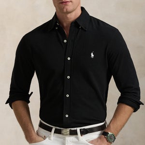 Polo Ralph Lauren Logo-Embroidered Cotton-Piqué Shirt