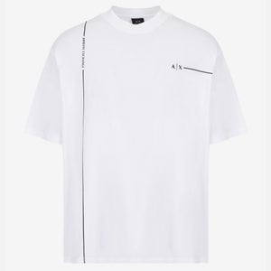 Armani Exchange Logo-Print Cotton-Blend T-Shirt