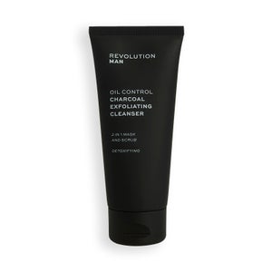 Revolution Man Charcoal Exfoliating Charcoal Cleanser And Mask