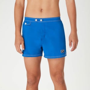 Vintage-Schwimmshorts 35,5 cm für Herren Blau