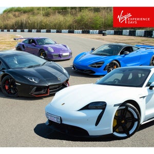 Vip Four Premium Supercar Drive With Hangar Tour, Lunch And High Speed Passenger Ride