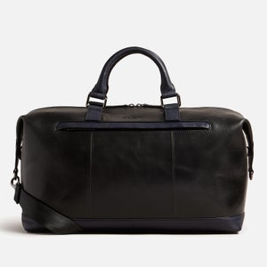 Ted Baker Raygon Logo-Debossed Leather Holdall