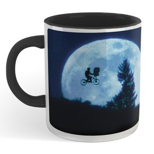 Taza de ciclismo E.T. the Extra-Terrestrial Moon - Negro