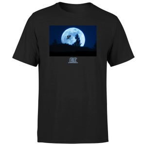 E.T. the Extra-Terrestrial Moon Cycle Unisex T-Shirt - Black