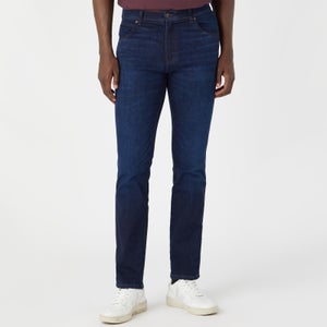 Wrangler Texas Logo-Patched Slim Fit Denim Jeans