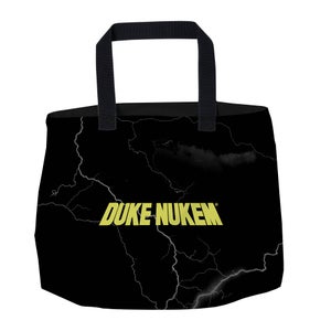 Duke Nukem Lightning Horror Tote Bag