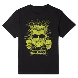 Duke Nukem Lightning Horror Unisex T-Shirt - Black