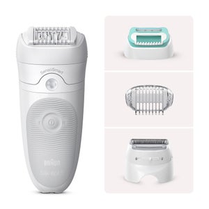 Braun Silk-épil 5 5-625 Epilierer für Einsteigerinnen, Weiß/Grau
