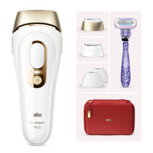 Braun IPL Silk-expert Pro 5 PL5387, Weiß/Gold