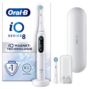 Oral-B iO Series 8N Elektrische Zahnbürste White Alabaster