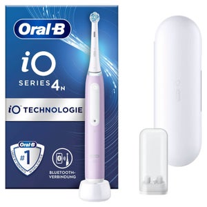 Oral-B iO Series 4 Elektrische Zahnbürste mit Reiseetui Lavender