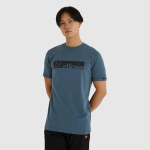 Blok-T-Shirt Blau für Herren