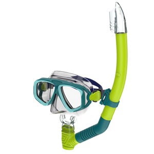 Ensemble masque et tuba Adventure pour adultes, bleu