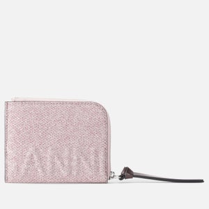 Ganni Banner Logo Lurex Cardholder