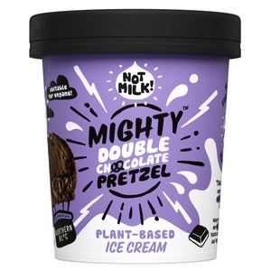 MIGHTY Double Chocolate Pretzel Plant Based Ice Cream