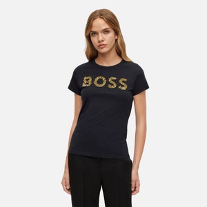 Boss Eventsa Logo-Sequined Cotton T-Shirt