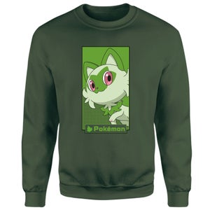 Pokemon Spirigatto Sweatshirt - Vert