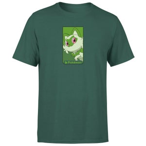 Camiseta unisex Sprigatito de Pokémon - Verde
