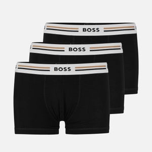 BOSS Bodywear Revive Logo Viscose-Blend Trunks 3-Pack