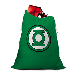 Saco navideño con logotipo de Green Lantern