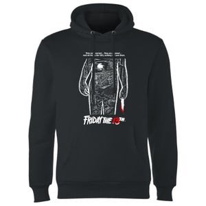 Friday the 13th Classic Poster Mono Hoodie - Black