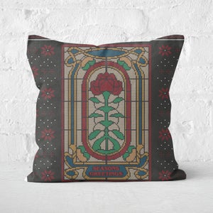 Stranger Things Creel House Window Square Cushion