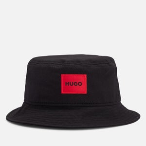 HUGO Logo Cotton Bucket Hat