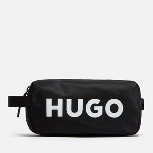 HUGO Ethon 2.0BL Logo-Print Shell Wash Bag