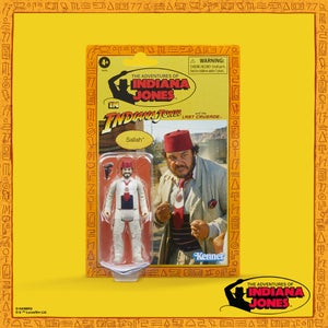 Indiana Jones Retro Collection Sallah Action Figure (3.75”)