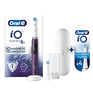 Oral-B iO 8N Elektrische Tandenborstel Violet + 4 Opzetborstels