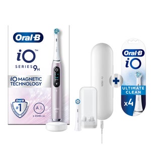 Oral-B iO 9N Elektrische Tandenborstel Roze Quartz + 4 Opzetborstels