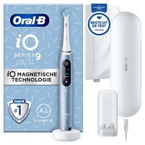 Oral-B iO 9 Special Editie Elektrische Tandenborstel Blauw + 8 Opzetborstels