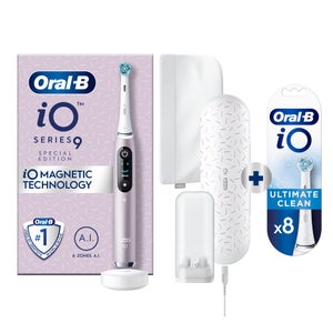 Oral-B iO 9 Special Editie Elektrische Tandenborstel Roze + 8 Opzetborstels