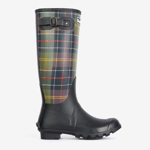 Barbour Women's Bede Tartan Twill and Rubber Wellington Boots