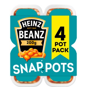 Baked Beanz Snap Pots in Tomato Sauce 4 x 200g