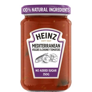 Heinz Mediterranean Veggies & Chunky Tomatoes Pasta Sauce 350g