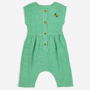 Bobo Choses Babys' Vichy Cotton and Linen-Blend Jumpsuit