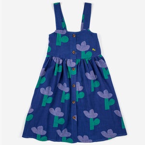 Bobo Choses Kids Floral-Printed Canvas Dress