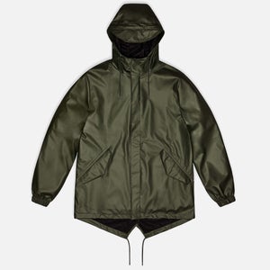 Rains Coated-Shell Hooded Jacket